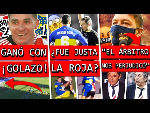 RIVER le gana a BOCA con GOLAZO de JULIAN+ POLÉMICA expulsión a ROJO+ BATTAGLIA explota vs ARBITRO ?