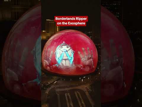 Borderlands 4 Rippers on the Exosphere in Las Vegas. Presented by @BorderlandsGame