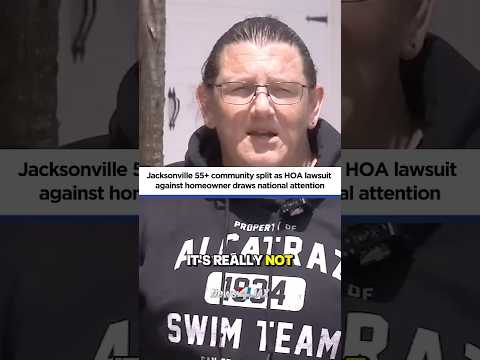 Jacksonville 55+ community split as HOA lawsuit against homeowner, 28, draws national attention