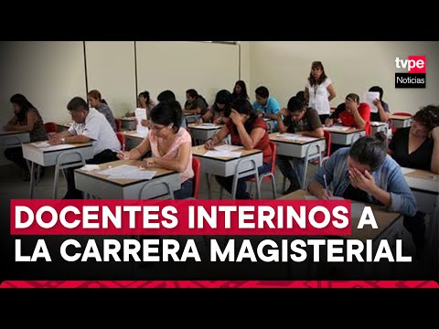 Congreso: aprueban por insistencia ingreso de docentes interinos a la carrera magisterial