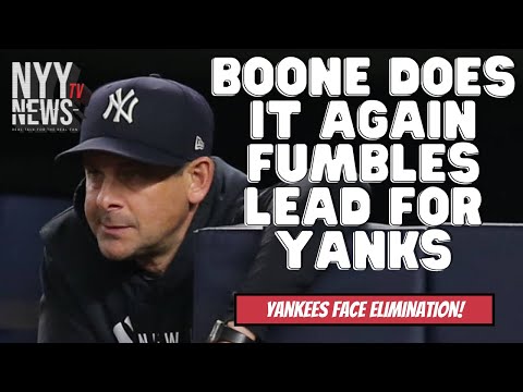 Yankees Drop Game 3 - The Clubhouse Questions Boone to the Media...