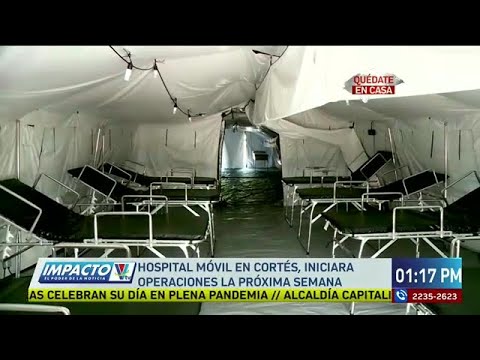 Hospital Móvil en Cortés iniciará operaciones la próxima semana