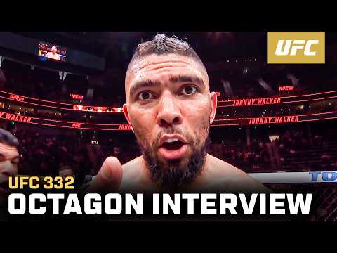 조니 워커의 옥타곤 인터뷰 | UFC 332