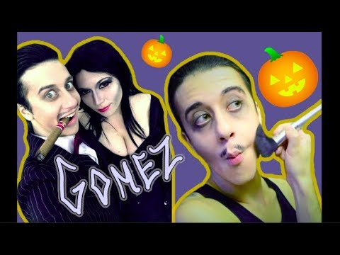 Gomez Addams Halloween Makeup