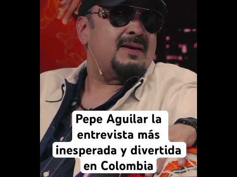 Pepe Aguilar en una de las entrevistas más inesperadas ,chuscas y divertidas en Colombia