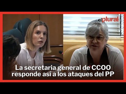 La secretaria general de CCOO Madrid responde a los insultos de una diputada del PP