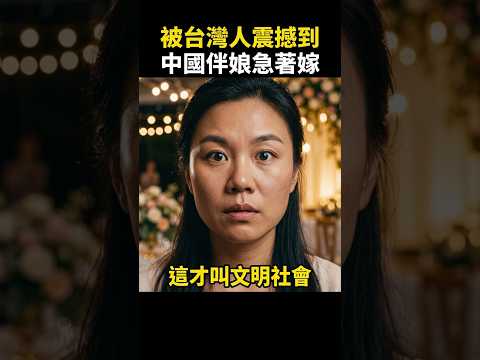 大陸留學生後悔：在台灣結婚好簡單？中国人鬧洞房、低俗婚鬧，素質差太遠 #shorts