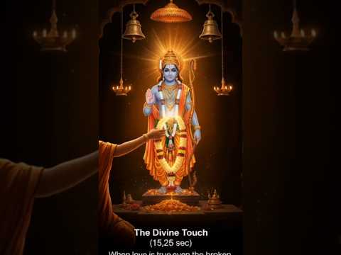 🌸 The Devotee’s Broken Garland | A Story of True Love & Faith in God 💫🙏#shorts #viral