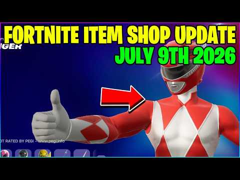 POWER RANGERS ARE BACK! Fortnite Item Shop [July 9th, 2026] (Fortnite Season 3)