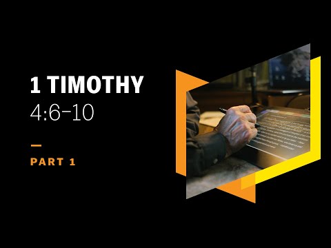 How Shall the Servant of Christ Be Trained? 1 Timothy 4:6–10, Part 1