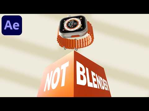 New After Effects Update is CRAZY - 3D Product Animation | After Effects Tutorial