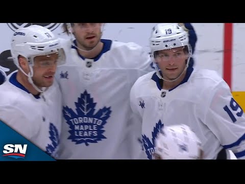 Maple Leafs Calle Jarnkrok Scores First Goal Of Season Off Beauty Saucer Feed From Max Domi