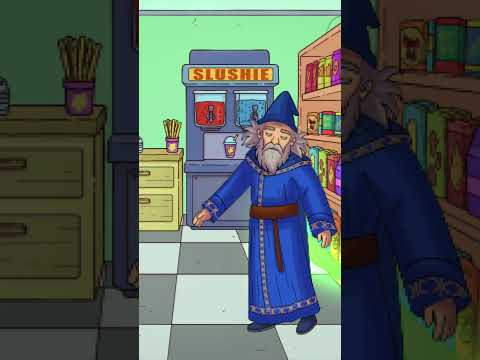 Animated wizard battle sketch #animation #wizard #retro