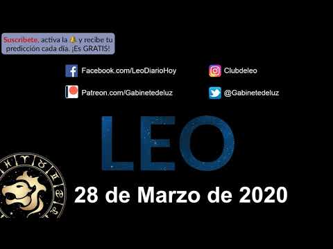 Horóscopo Diario - Leo - 28 de Marzo de 2020