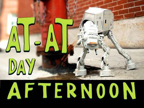 Кадр из видео «AT-AT DAY AFTERNOON»