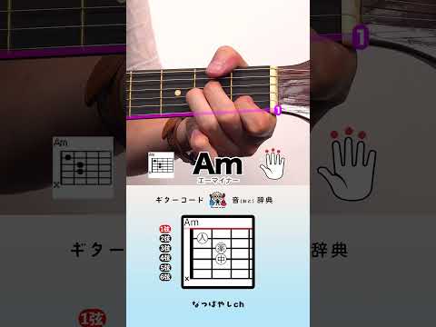 【Am】ギターコード音辞典  #ギター