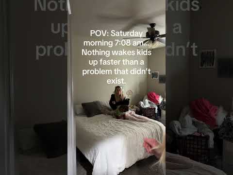 Nothing was wrong. But something had to be 🫢 😴 #sleep #mom #saturdaymorning