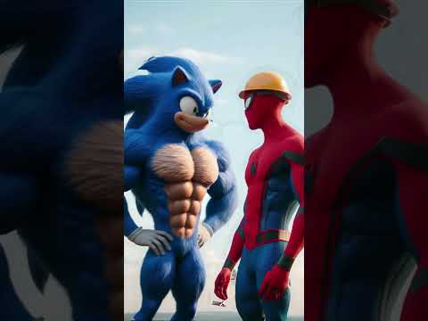 MUSCULAR SONIC NEEDS TO GET RICH TO GET BACK AT HIS EX-GIRLFRIEND #ai #sonic #shorts #toon