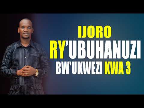IJORO RY'UBUHANUZI HAMWE NA PROPHET BOSCO
