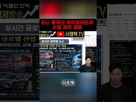 EU, 중국산 <strong>하이브리드차</strong> 상한 검토! 한국차에 기회
