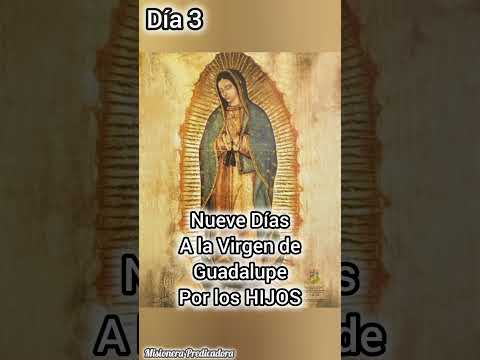 Virgen de Guadalupe Día 3 #oracionporloshijos #virgenmaria #virgendeguadalupe #viralshorts #maria