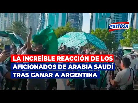La increíble reacción de los aficionados de Arabia Saudí tras ganar a Argentina