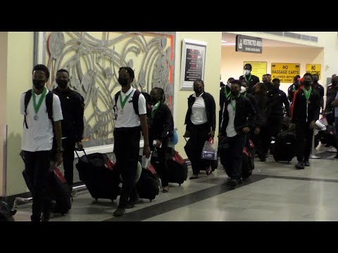 CARIFTA Athletes Return Home