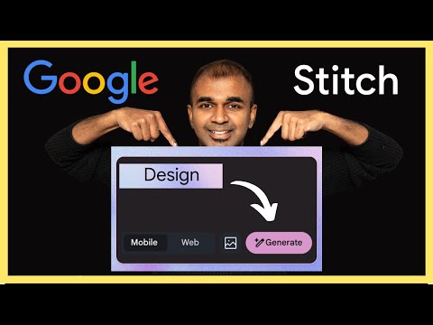 Google Stitch 2.0: Makes App Design Super Easy! (with FREE Tier)