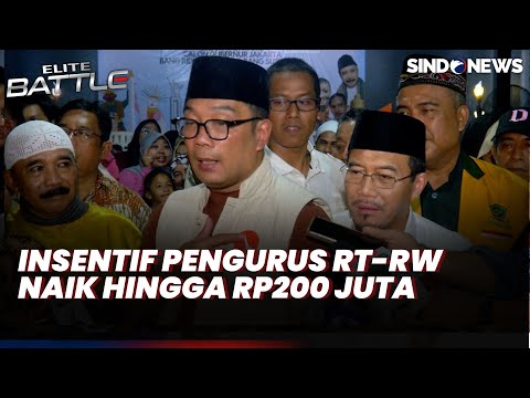 Ft Pasangan Rido Janji Naikkan Insentif Rt Rw Untuk Percepat Pembangunan