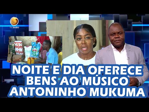 Cantora Noite solidariza-se e oferece bens de primeira necessidade “ TV ZIMBO “ Fala Angola