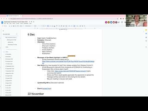 [SIG ContribEx] Weekly Contributor Comms Meeting for 2024-12-06T15:40:37Z.mp4