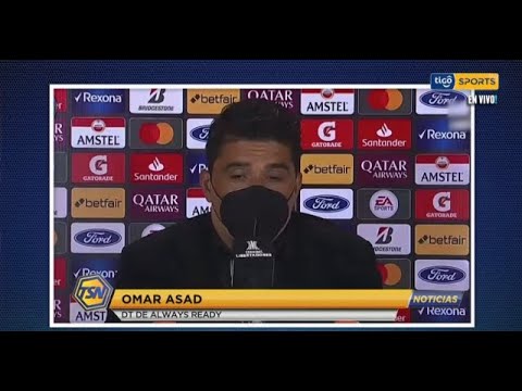 #TSNoticias? Declaraciones de Omar Asad, luego del triunfo de su equipo frente a Deportivo Táchira.