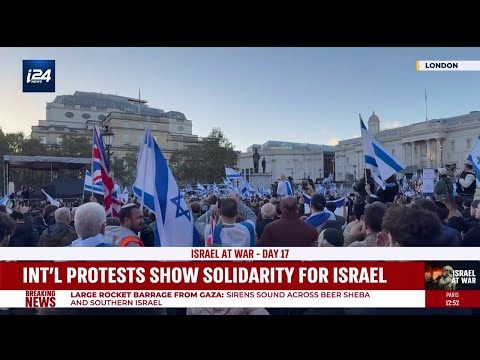 International protests shows solidarity with Israel