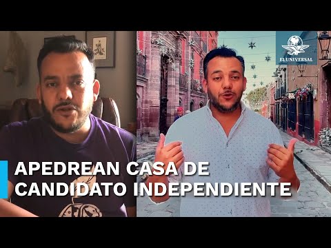 Candidato independiente sufre ataque en su casa; exige protección