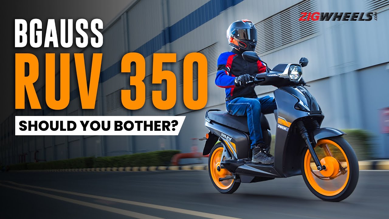 BGauss RUV 350 First Ride Review | Too Expensive! | ZigWheels