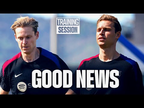 DE JONG TRAINS WITH THE SQUAD | FC Barcelona training 🔵🔴