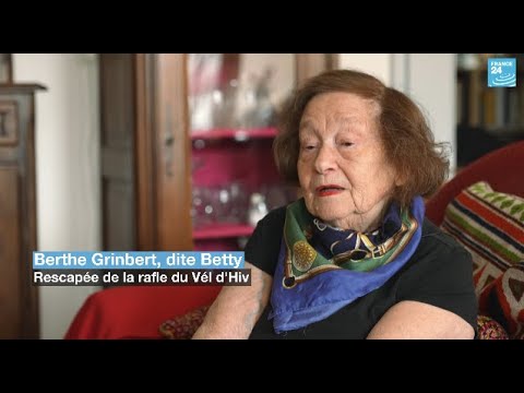 Betty Grinbert, rescapée de la rafle du Vél d’Hiv • FRANCE 24