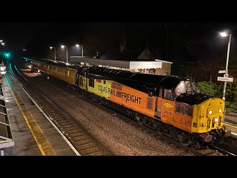 Colas Rail 37219 and 37610 thrashing around the Wherry Lines working 1Q98 6/1/22