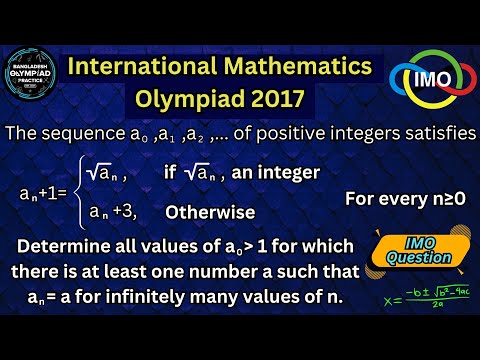 🛑809. International Mathematical Olympiad Shortlisted Problem || IMO 2017 || BDMO