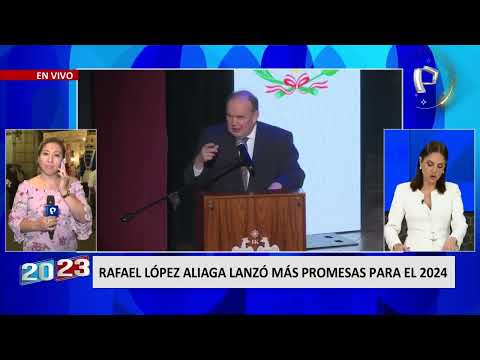 Alcalde Rafael López Aliaga brinda balance de su gestión en su primer año en la MML