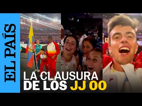 JUEGOS OLÍMPICOS | La ceremonia de clausura en París, vista por los atletas españoles | EL PAÍS