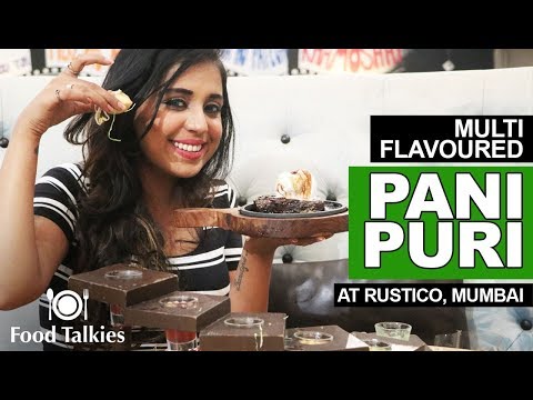 Pani Puri At The BIGGEST Vegetarian Lounge In Mumbai - Rustico
