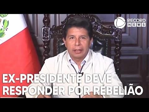Ex-presidente do Peru deve responder por rebelião