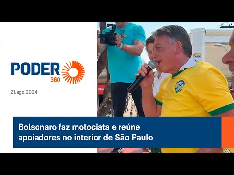 Bolsonaro faz motociata e reu?ne apoiadores no interior de Sa?o Paulo