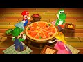 Mario Party 9 MiniGames - Mario Vs Luigi Vs Yoshi Vs Peach (Master Cpu)