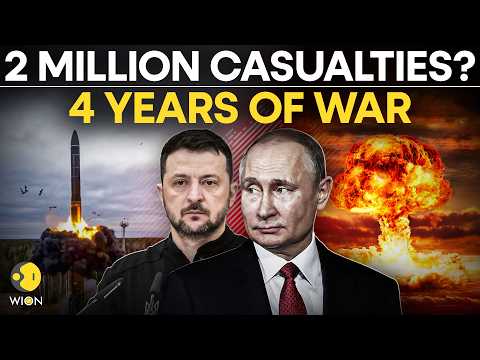 Russia-Ukraine War LIVE: 4 Years Of War, 2 Million Casualties | WION