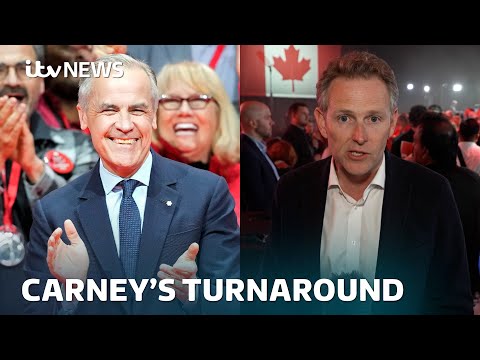 Mark Carney declares victory for Liberal Party in Canada election | ITV News