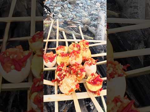Bakar telur ayam import yang ada anaknya #KOOKIKI