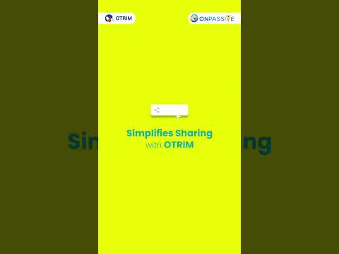 Boost Your Link Sharing with OTRIM! Boost Your Link Sharing with OTRIM!