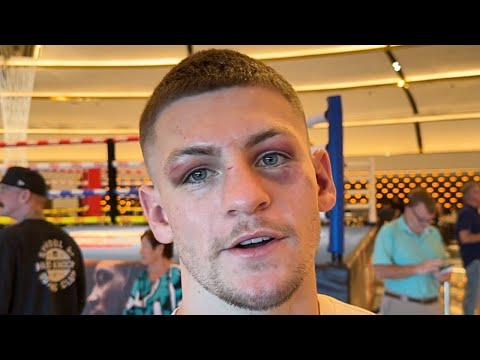 Callum Walsh day after DEFEATING Vargas JR & REACTS to Crawford dominating Canelo
